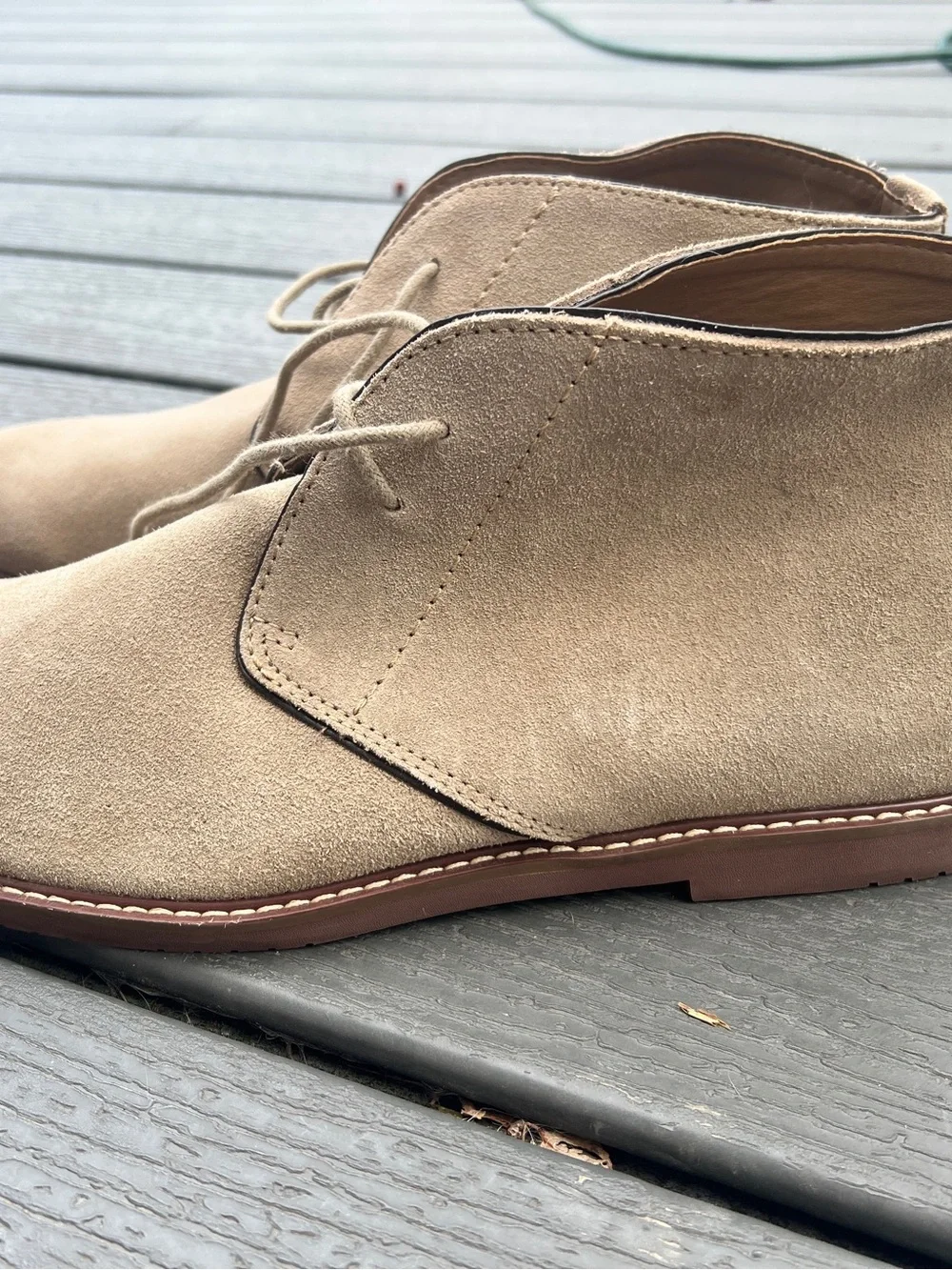 Banana Republic Men's Suede Chukka Boots in Beige